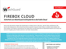 Datenblatt WatchGuard Firebox Cloud
